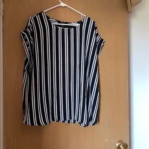 Forever 21 + Striped Blouse NWOT